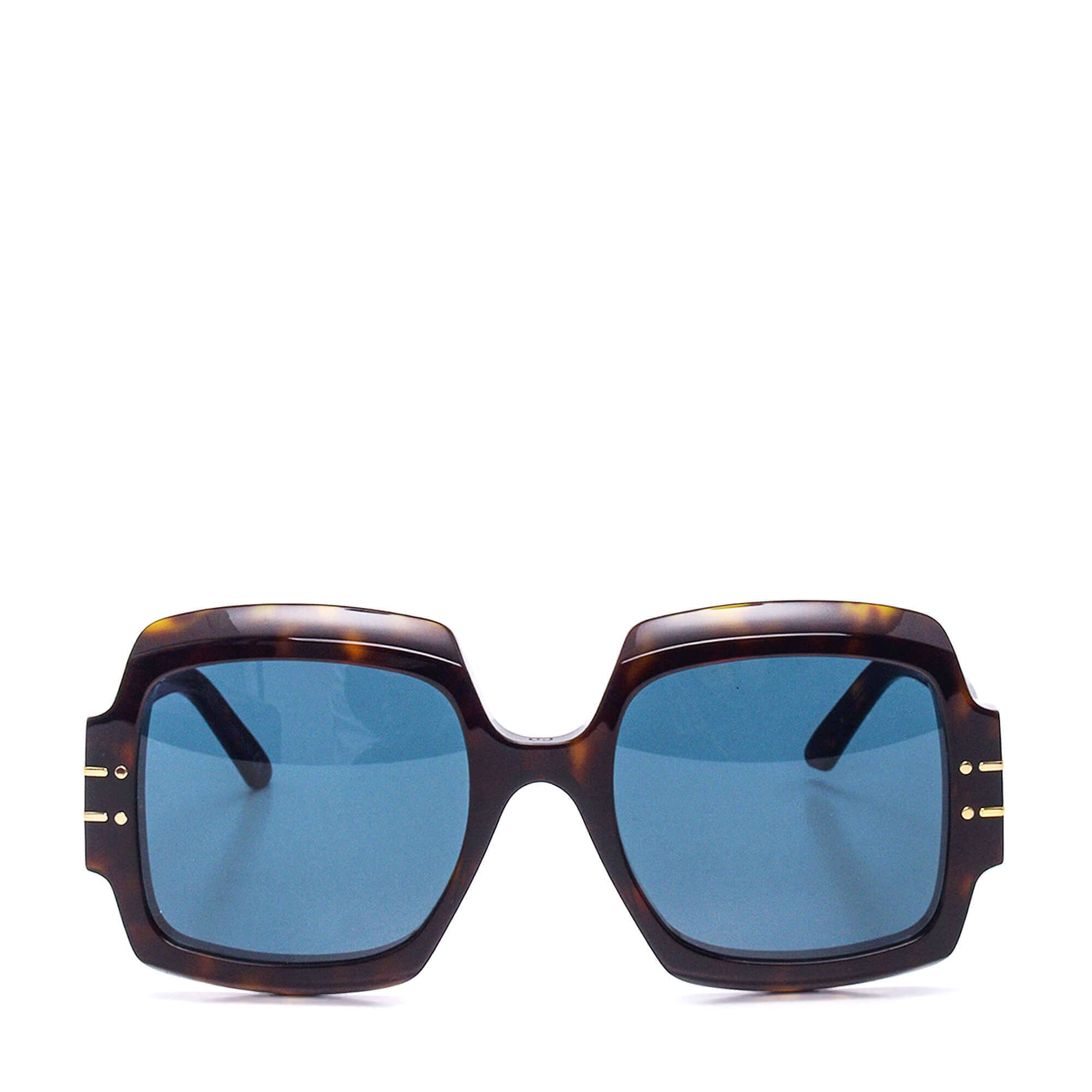 Christian Dior - Brown Acetate Tortoiseshell Square Frame DiorSignature S1U Sunglasses